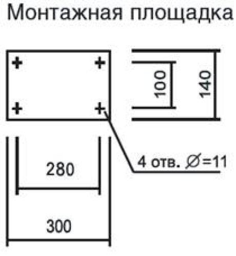Вытяжное устройство бесконсольное Лиана У-125 Экоюрус-Венто
