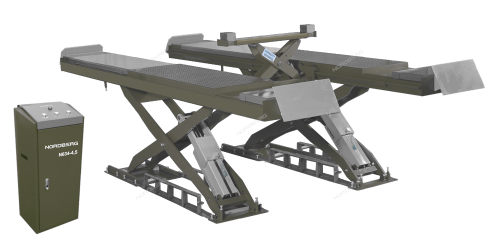 Подъемник 380В ножничный для сход-развала 4,5 тонн (серый) NORDBERG N634-4,5G