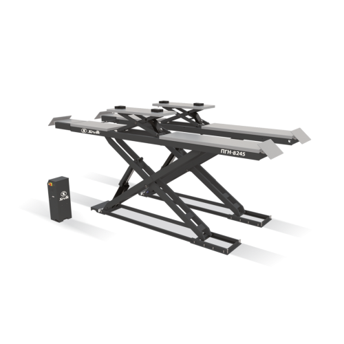 Ножничный электрогидравлический подъемник с люфт-детектором Sivik ПГН-8245 (слесарный)