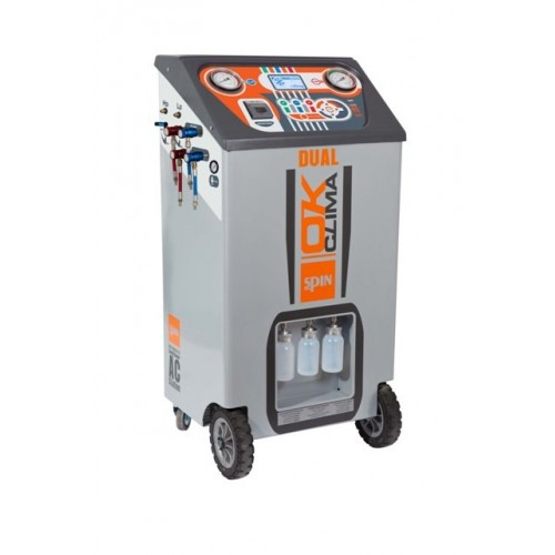 Установка для заправки кондиционеров автоматическая R134a/HFO1234yf Spin OK CLIMA ADVANCE DUAL PRINTER