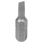 Вставка (бита) торцевая 1/4", Slotted, 4х0,5 мм, L = 25 мм KING TONY 102504S1