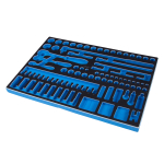 Ложемент для набора торцевых головок 1/4"&3/8"&1/2" с принадлежностями 9-9503MRV01, EVA KING TONY 85820932B01