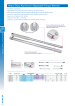 Динамометрический ключ серии "ALUMINIUM", 1", 750-2000 Нм, футляр KING TONY 3485G-2DB