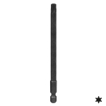 Вставка (бита) торцевая 1/4", Torx, Т40, L = 110 мм, для шуруповерта KING TONY 711140T